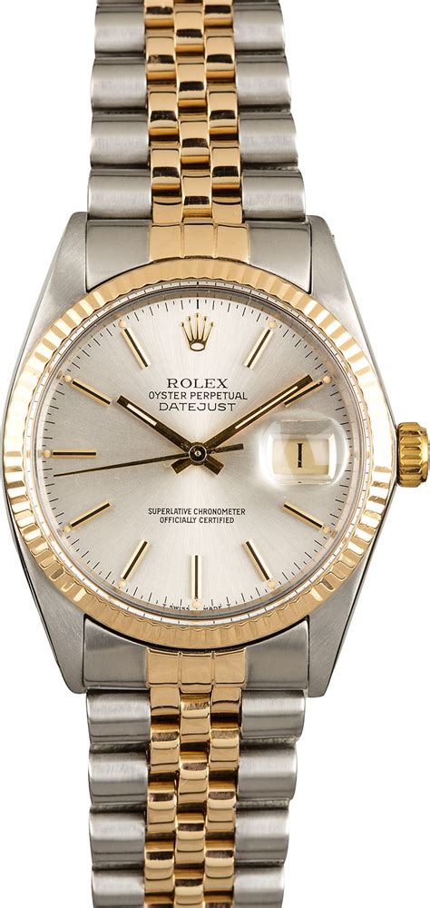 pre owned rolex datejust 16013|Rolex model 16013 value.